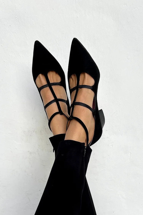 Kaevielle | Strappy Pointed Flats