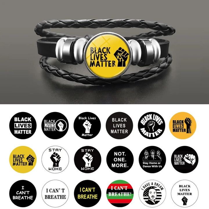 Solidarity Leather Bracelet