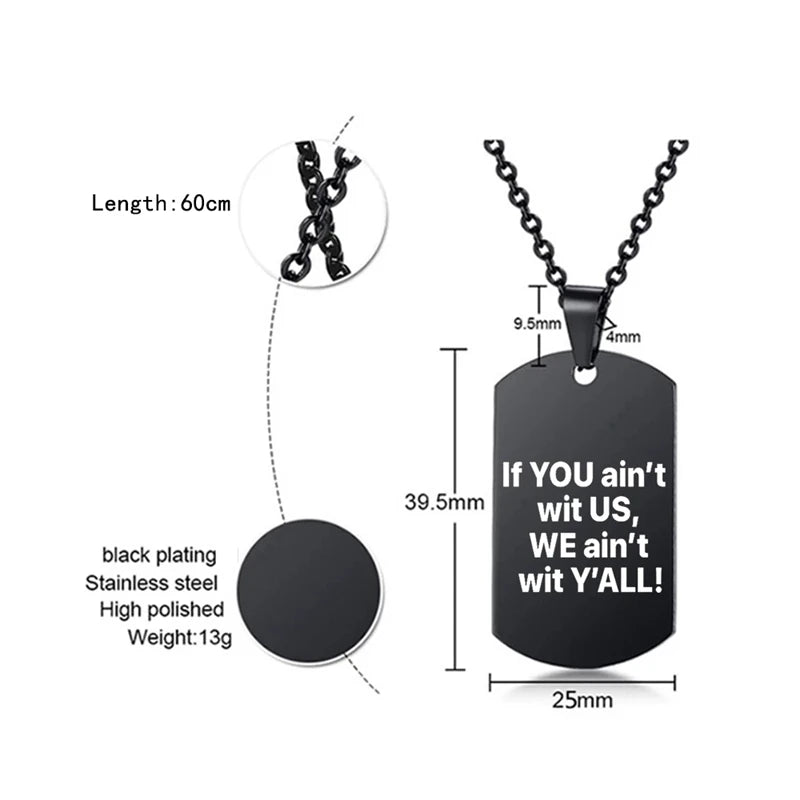 Vuist Zwart Leven Matter Ketting Hiphop Rvs Hanger Kettingen Afro Amerikaanse Protest Sieraden Accessoires