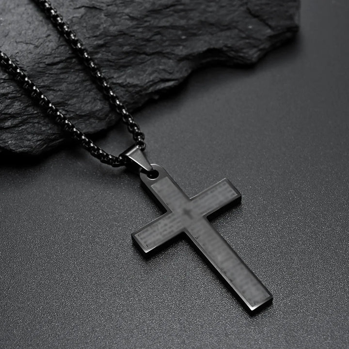 Titanium stalen kruisketting unisex trui ketting cadeau sieraden mode hanger goud zilver zwart kleuropties