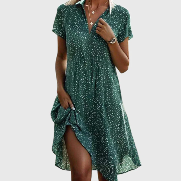 Noa - Short Sleeve Midi Dress