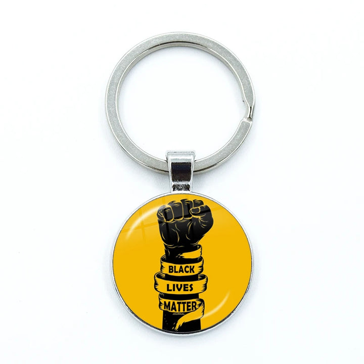 Solidarity Round Keychain