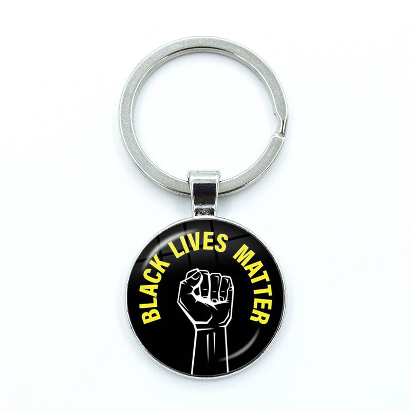 Solidarity Round Keychain