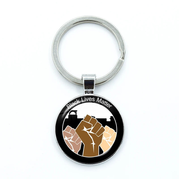 Solidarity Round Keychain