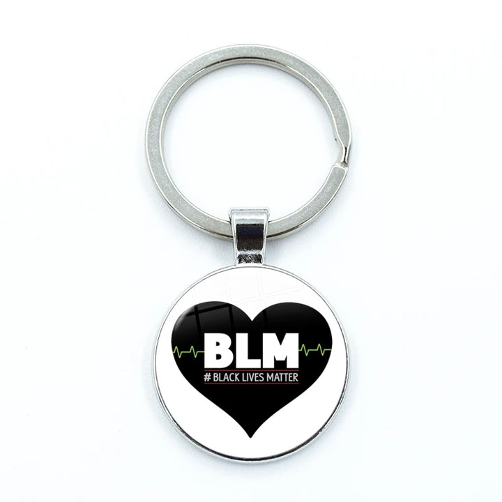 Solidarity Round Keychain