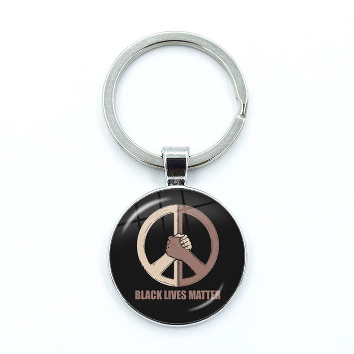 Solidarity Round Keychain