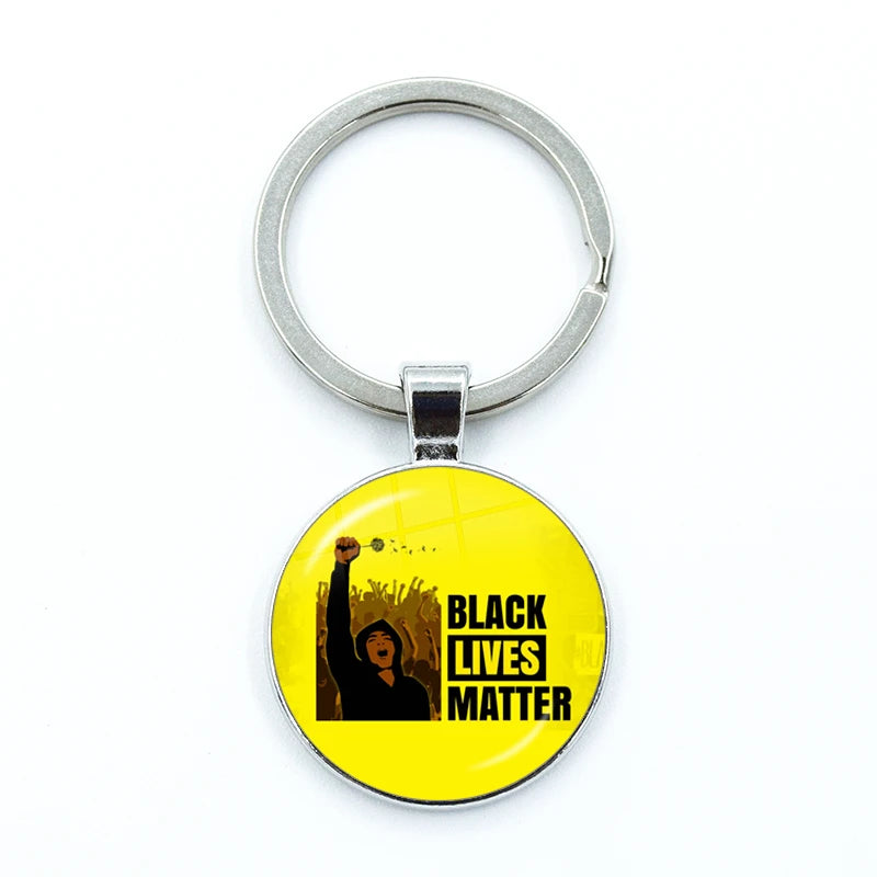 Solidarity Round Keychain