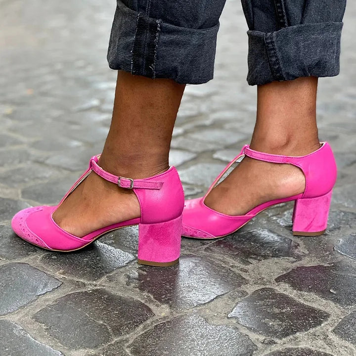 Kynala | Closed Sandal With T-Bar Strap