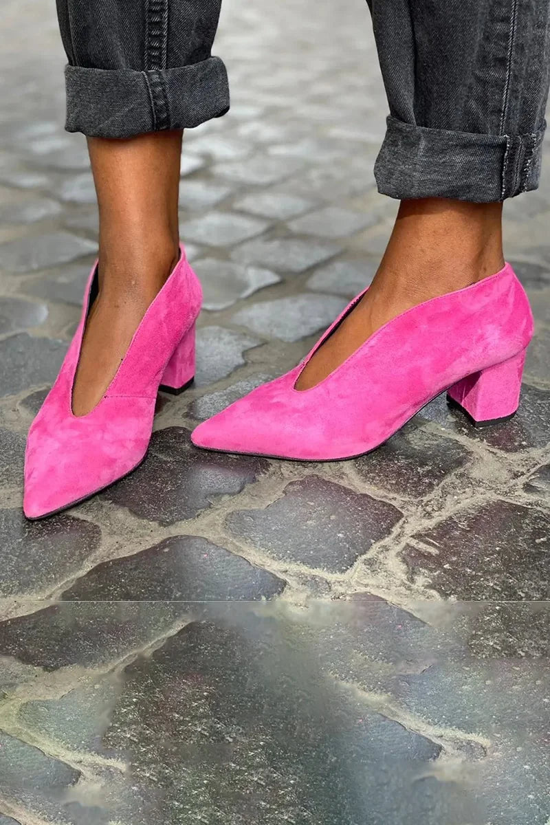 Zovira | Elegant Block Heel Pumps